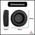 Crysendo 90mm Headphone Cushion for Son-y, Skulcandy, Pioneer, Motorola, ATH, JBL & Razer Kraken V1 Headphone | Soft Ear Pads Replacement Cushion Cover | PU Leather & Foam Earpads (Black) Crysendo