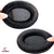 Crysendo Headphone Cushion Compatible with Senheiser HD201/ HD201S/ HD180/ HD419/ HD429/ HD439/ HD418/ HD428/ HD438/ HD448 | Frog Leather & Memory Foam Headphone Ear Cushion Earcup (Black) Crysendo