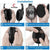 Crysendo Headphone Cushion Compatible with Senheiser HD201/ HD201S/ HD180/ HD419/ HD429/ HD439/ HD418/ HD428/ HD438/ HD448 | Frog Leather & Memory Foam Headphone Ear Cushion Earcup (Black) Crysendo
