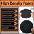 Crysendo Replacement Headphone Cushion 55mm / 5.5cm Foam Sponge Ear Pads (50 Pairs) 5MM Thick Crysendo