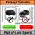 Crysendo Replacement Headphone Cushion 55mm / 5.5cm Foam Sponge Ear Pads (50 Pairs) 5MM Thick Crysendo