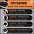 Crysendo Replacement Headphone Cushion 55mm / 5.5cm Foam Sponge Ear Pads (50 Pairs) 5MM Thick Crysendo
