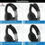 Crysendo Replacement Headphone Headband Cover Flexible Zipper Pad Protector Compatible with Son-y 1000XM3 Headphone | No Tools Required (Black). Crysendo