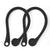 Earhooks Compatible with AirPods Pro, AirPods 3, AirPods 2 and AirPods 1, Anti-Lost Secure Earhook Holder Ear Attachment Loops AirPods Clips for AirPods Earbud Earhook Thin Hooks (Black) Crysendo