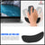 Ergonomic Wrist Pad for Mouse & Keyboards | Skin-Friendly Smooth Movement Palm Support for Home/Office/Gaming | RSI & Carpal Tunnel Syndrome Wrist Pain Relieving Mouse Hand Rest (Black) Crysendo
