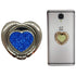 Finger iRing Stand, Pack of 2 Shiny Glitter 360°Rotation Universal Phone Grip Holder Kickstand | Metal Random Color Love Heart iRing Holder