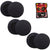 Headphone Cushion Compatible with AKG N60/NC/K24P/K402/K403/K412 (60mm / 6cm) | 5MM Thick Replacement Foam Sponge Ear Pads | High Density Foam Ear Muffs | Pack of 6 pcs /3 Pairs (Black) Crysendo