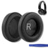 Headphone Cushion Compatible with JBL C300SI, T250SI, T450, T460BT, T600 Headphone | 70mm Protein Leather & Memory Foam Ear Cushion Ear Pads (Black)