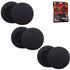 Headphone Cushion Compatible with Jabra Biz 1500 (55mm / 5.5cm) | Thick Replacement Foam Sponge Ear Pads | High Density Foam Ear Muffs | Pack of 6 pcs /3 Pairs (Black)