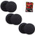 Headphone Cushion Compatible with Jabra Elite 45H (70mm / 6.5cm) | Thick Replacement Foam Sponge Ear Pads | High Density Foam Ear Muffs | Pack of 6 pcs /3 Pairs (Black) Crysendo