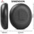 Headphone Cushion Compatible with Jabra Elite 45h/ Evolve2 65 MS/UC Headphones | Jabra Headset Cushion | Replacement Ear Pads with High-Density Memory Foam & Softer Protein Leather Crysendo