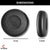 Headphone Cushion Compatible with Jabra Evolve 20, 30, 40 & 65 Headphone | Replacement Headset Pads | High-Density Memory Foam & Protein Leather (Black) Crysendo