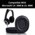 Headphone Cushion Compatible with Microsoft LX-3000 | Replacement Headset Ear Cushion Pads | Protein Leather & Memory Foam Headphone Ear Cushion Cover Earpads (Black) Crysendo