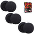 Headphone Cushion Compatible with Nokia BH-503 (50mm / 5cm) | 5MM Thick Replacement Foam Sponge Ear Pads | High Density Foam Ear Muffs for Enhanced Comfort | Pack of 6 pcs /3 Pairs (Black)