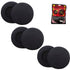 Headphone Cushion Compatible with Plantronics Voyager Focus UC (70mm / 7cm) | 5MM Thick Replacement Foam Sponge Ear Pads | High Density Foam Ear Muffs | Pack of 6 pcs /3 Pairs (Black)