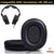 Headphone Cushion Compatible with Sennheiser HD 280 Pro Earpads | Sennheiser Earpads Replacement | Protein Leather & Memory Foam Headphone Ear Cushion Cover Earpads (Black) Crysendo