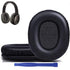 Headphone Cushion Compatible with ZEBRONICS Zeb-Thunder Headphone Cushions | Replacement Headphones Earpads | Protein Leather & Memory Foam Headphone Ear Cushion Cover Earpads (Black)