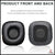 Headphone Cushion For Boat Rockerz 600 Headphone | Soft Ear Pads Replacement Cushion Cover | PU Leather & Foam Earpads (Black Crysendo