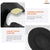 Headphone Cushion Pad Compatible with Hyper X Cloud 2 |Alpha, Cloud Flight, Stinger, Core Replacement Headset Ear Cushion | Velour & Memory Foam Headphone Ear Cushion Cover Earpads Crysendo