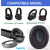 Headphone Cushion Pad Compatible with JBL E65BT, JBL E65BTNC Headphones | Replacement Headset Ear Cushion Pads | Protein Leather & Memory Foam Headphone Ear Cushion Cover Earpads (Black) Crysendo