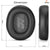 Headphone Cushion Pad Compatible with JBL E65BT, JBL E65BTNC Headphones | Replacement Headset Ear Cushion Pads | Protein Leather & Memory Foam Headphone Ear Cushion Cover Earpads (Black) Crysendo