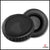 Headphone Cushion Pad Compatible with Skulcandy Hesh 2 | 80mm Replacement Headset Ear Cushion Pads | Protein Leather & Memory Foam Headphone Ear Cushion Cover Earpads (Black) Crysendo