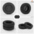 Headphone Cushion Pad Compatible with Sony WH-XB700 | 80mm Replacement Headset Ear Cushion Pads | Protein Leather & Memory Foam Headphone Ear Cushion Cover Earpads (Black) Crysendo