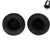 Headphone Cushion | Replacement Headphones Cushion Pads Protein Leather & Memory Foam (Black) Crysendo