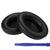 Headphone Cushion | Replacement Headphones Cushion Pads Protein Leather & Memory Foam (Black) Crysendo