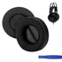 Headphone Cushion for AKG K52, K72, K92, K240 Headphones | Replacement Earpads Earcups | Protein Leather & Memory Foam Ear Cushion (Black)
