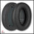 Headphone Cushion for Anker Soundcore Life Q20 / Q20+ / Life 2/ Life 2 NC Bluetooth Headphones | Replacement Ear Cushion Cover Ear Pads Soft Cushion | Protein Leather & Memory Foam (Black) Crysendo