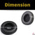 Headphone Cushion for Audio Technica ATH-S100 Headphones Cushion | Replacement Headset Ear Cushion Pads | Protein Leather & Memory Foam Headphone Ear Cushion Cover Earpads (Black) Crysendo