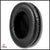 Headphone Cushion for Beyerdynamic, AKG, Redgear Cosmo, JVC HARX700, Fi-re Boltt Blast, Boult Audio ProBass Ranger Headphones | Replacement Protein Leather & Memory Foam Cushion (Black) Crysendo