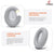 Headphone Cushion for Bose NC700 Wireless Bluetooth Headphones | Bose NC700 Ear Cushions Softer Leather & Memory Foam Extra Durable Ear Cups (Grey) Crysendo