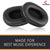 Headphone Cushion for Edifier G10, G20, K815, K830, Hecate G1 Wired, W800bt, W808BT Headphone | 25mm Extra Thick Replacement Earpads, Earcups | Protein Leather & Memory Foam Crysendo