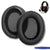 Headphone Cushion for Hyper X Cloud 2, Cloud Flight, Cloud Alpha, Cloud Stinger, Cloud Core Headphones | Protein Leather & Soft Foam Replacement Earpads (Black) Crysendo