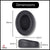 Headphone Cushion for JBL Everest 700 & V700BT Over-Ear Headphones | Replacement Ear Cushion Foam Cover Ear Pads Soft Cushion | Protein Leather & Memory Foam (Black) Crysendo