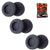 Headphone Cushion for Jabra Biz 1500 / Jabra Biz 2400 | 10MM Extra Thick Replacement Foam Sponge Ear Pads | High Density Foam Ear Muffs | 3 Pairs (Black) Crysendo