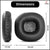 Headphone Cushion for Marshall Major 1 & 2 On-Ear Headphones | Replacement Protein Leather & Memory Foam Cushion Cover Ear Cups for Ear Cushions Crysendo