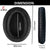 Headphone Cushion for Senheiser HD206, HD201, HD201S, HD180 Headphone | Frog Leather & Memory Foam Headphone Ear Cushion Earpads Earcup (Black) Crysendo