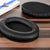 Headphone Cushion for Senheiser HD206, HD201, HD201S, HD180 Headphone | Frog Leather & Memory Foam Headphone Ear Cushion Earpads Earcup (Black) Crysendo