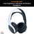Headphone Cushion for Son-y Playstation 5 PS5 Pulse 3D Wireless Headphone | Replacement Ear Pads for Headphones | Memory Foam & Protein Leather Ear Cushions, Earpads Ear Cups (Black) Crysendo