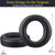 Headphone Cushion for Son-y Playstation 5 PS5 Pulse 3D Wireless Headphone | Replacement Ear Pads for Headphones | Memory Foam & Protein Leather Ear Cushions, Earpads Ear Cups (Black) Crysendo