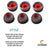 (Large, Red & Black (12Pcs)) Soft Silicone Rubber Earbuds Tips Eartips Earpads Earplugs in Earphones and Bluetooth Compatible with Sennheiser Skullcandy Samsung Sony JBL Mi Beats Crysendo
