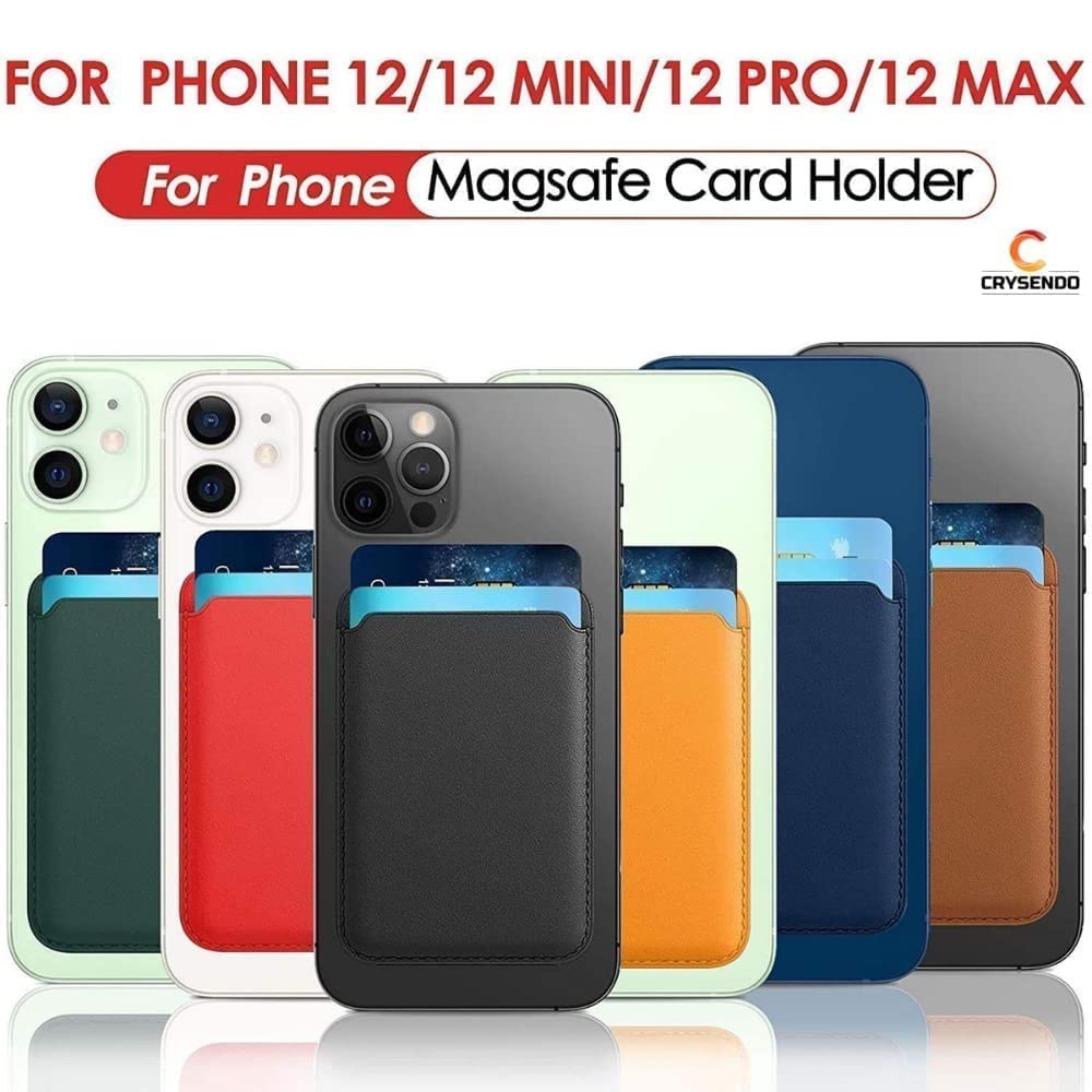 Porte Carte Magnétique Compatible avec iPhone 12 12 Mini 12 Pro 12 Pro Max  Magsafe Wallet, Étui en Cuir pour Cartes pour iPhone 12 Porte Carte Magsafe