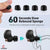 Memory Foam Eartips for Son-y WF-1000XM3, WF-1000XM4, WF-XB700, Sony WI-XB400 WF-C500 Earbuds | No Ear Pain, Anti-Slip, Fits in Charging Case Crysendo