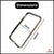 Metal Bumper Case for iPhone 14/13/13 Pro | Raised Edge Protection Frame Case Cover with Soft Lining Crysendo