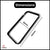 Metal Bumper Case for iPhone 14 Plus/13 Pro Max | Raised Edge Protection Frame Case Cover with Soft Lining (Black) Crysendo