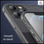 Metal Bumper Case for iPhone 14 Plus/13 Pro Max | Raised Edge Protection Frame Case Cover with Soft Lining (Silver) Crysendo
