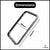 Metal Bumper Case for iPhone 14 Pro Max | Raised Edge Protection Frame Case Cover with Soft Lining (Silver) Crysendo